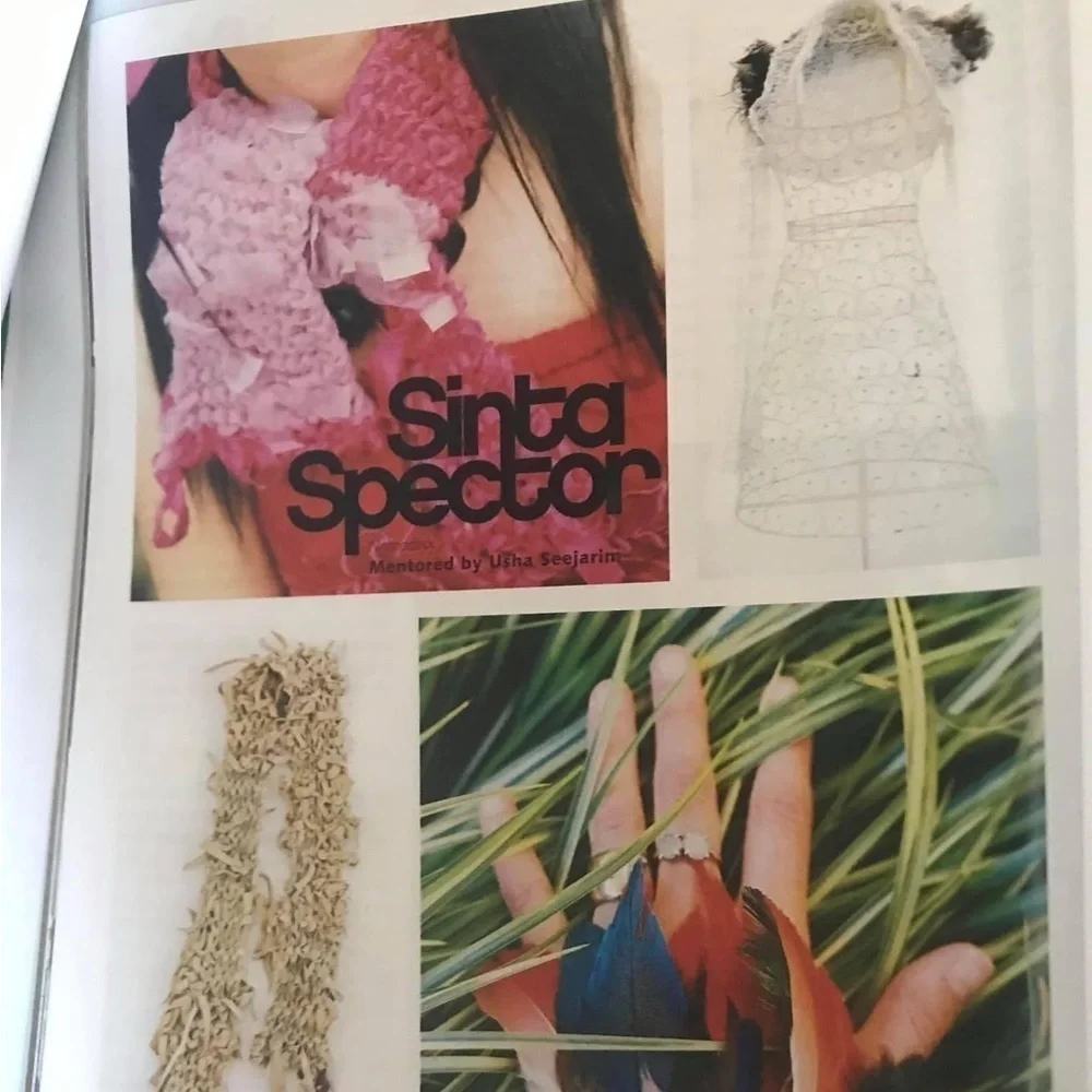 HANDCRAFTED hand knitted wire necklace or bracelet by me with leather straps NWT - Picture 7 of 15